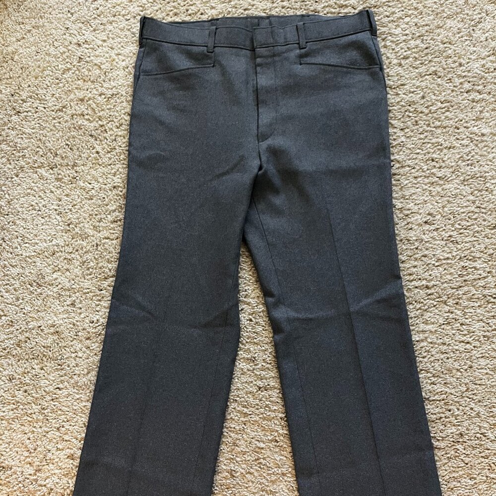 Vintage Levi's Action Slacks Grey-Blue Trousers